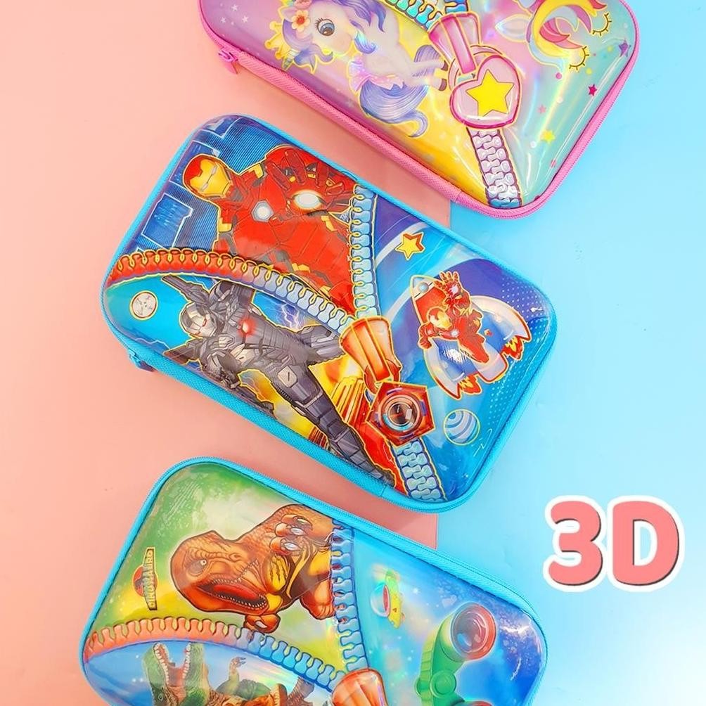 

Kotak Pensil 3D Jumbo Kotak Pen Besar Resleting Anti Air Timbul Astronot Dino Unicorn Plastik Eva Sekat Bulpoint Penghapus Pena Penggaris Wadah Alat Sekolah 3 Dimensi Boy Girl Best Seller