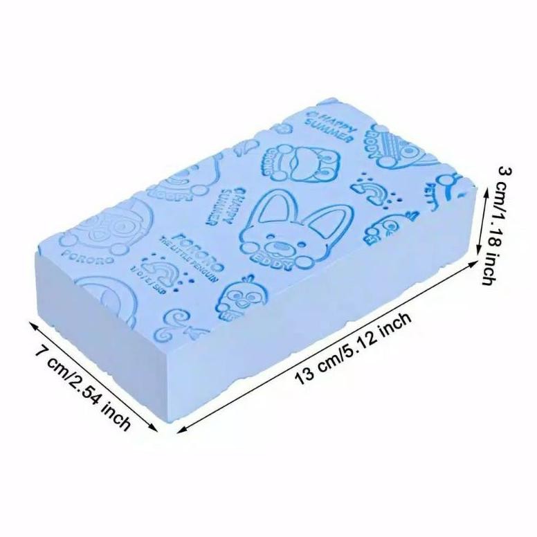 Sponge Mandi Perontok Daki Badan Scrub Spons Gosokan Busa Trend