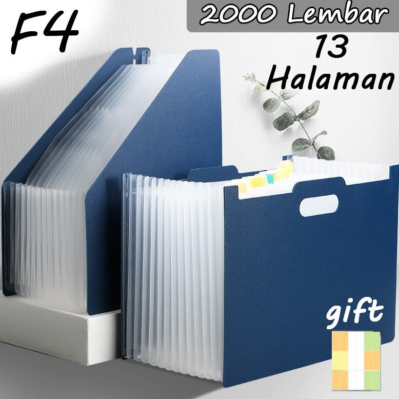

TERLARIS Standing File A4 F4 / File Folder Document Bag / Folder Siswa Siap kirim
