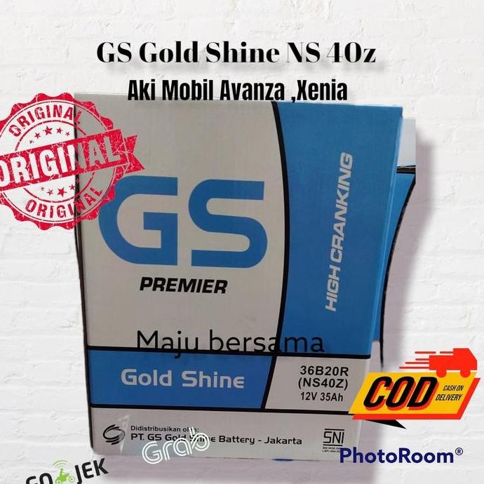 Aki Mobil Daihatsu Taruna NS40Z (36B20R) GS Gold Shine aki Basah MURAH