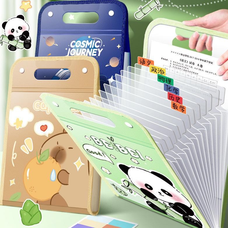 

READY STOK Pola Lucu Tas File Handle Anti Air Multi Layer Folder Tas File 13 Sekat Map Tas Dokumen A4 Folder Map Kerja Document Siap kirim