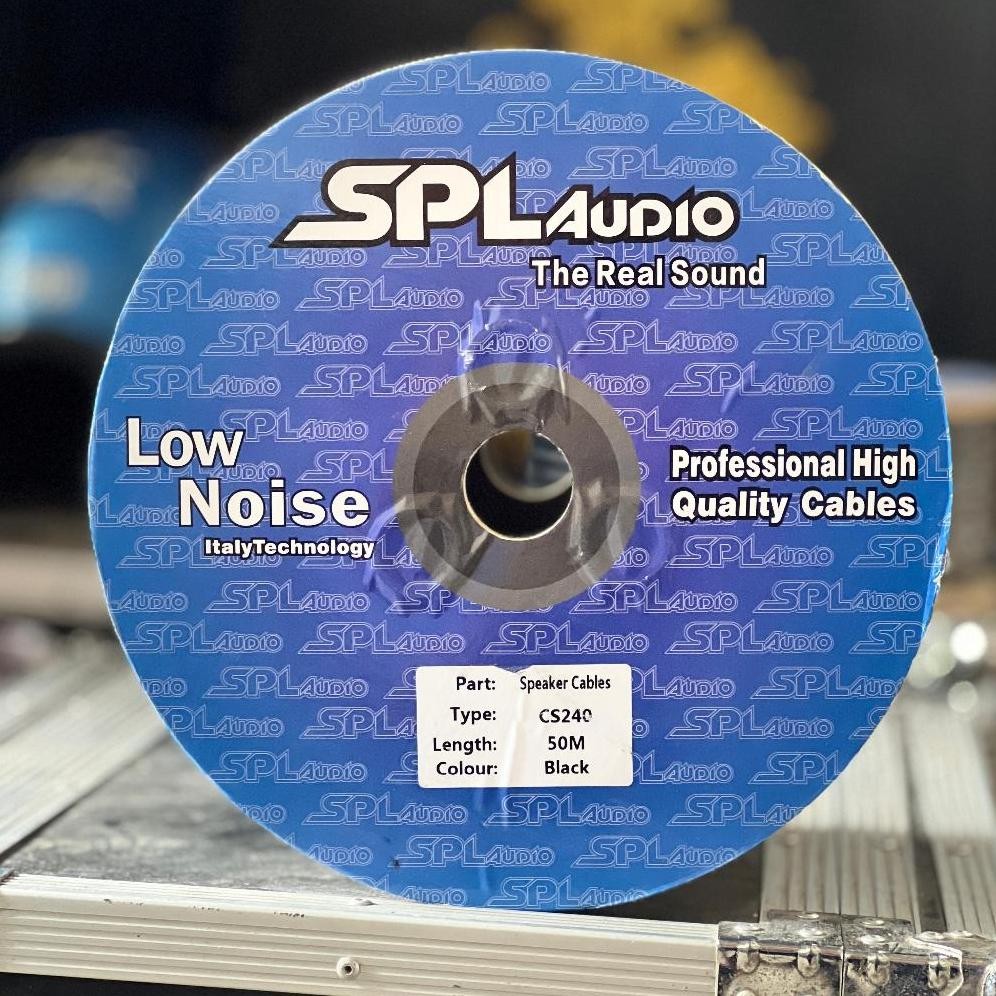 Ecer Kabel Speaker SPL AUDIO 2x4mm CS240 Meteran - Kabel Speaker SPL AUDIO 2 x 4mm CS240 ORIGINAL