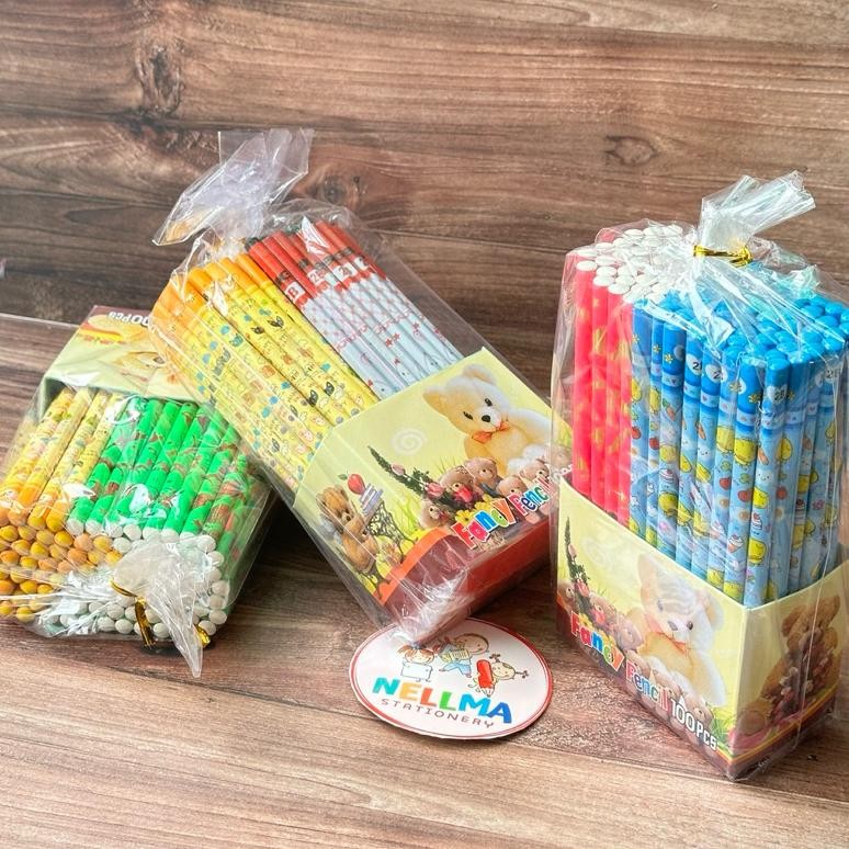 

As23 (100 Pcs) Pensil 2B Motif Karakter Lucu Lucu As23