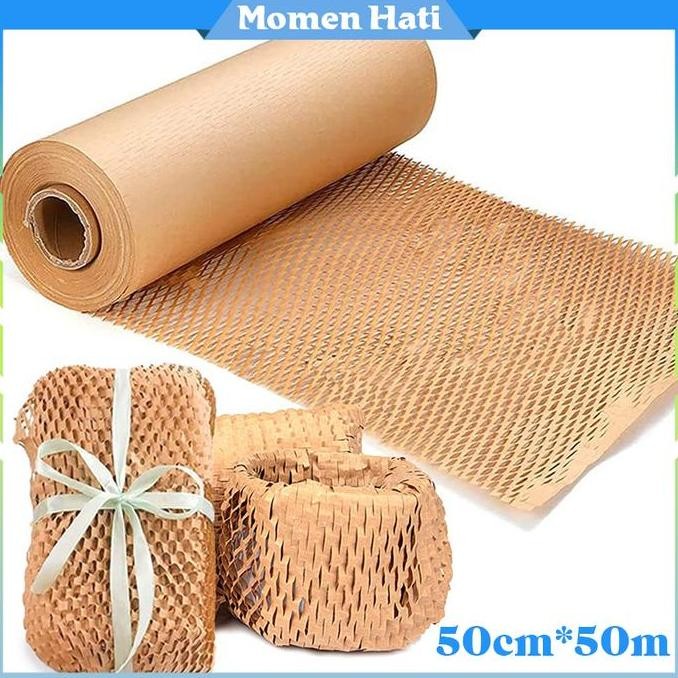 

TERMURAH - 50CM X 50M Honeycomb Paper / Eco Friendly Packaging Kertas