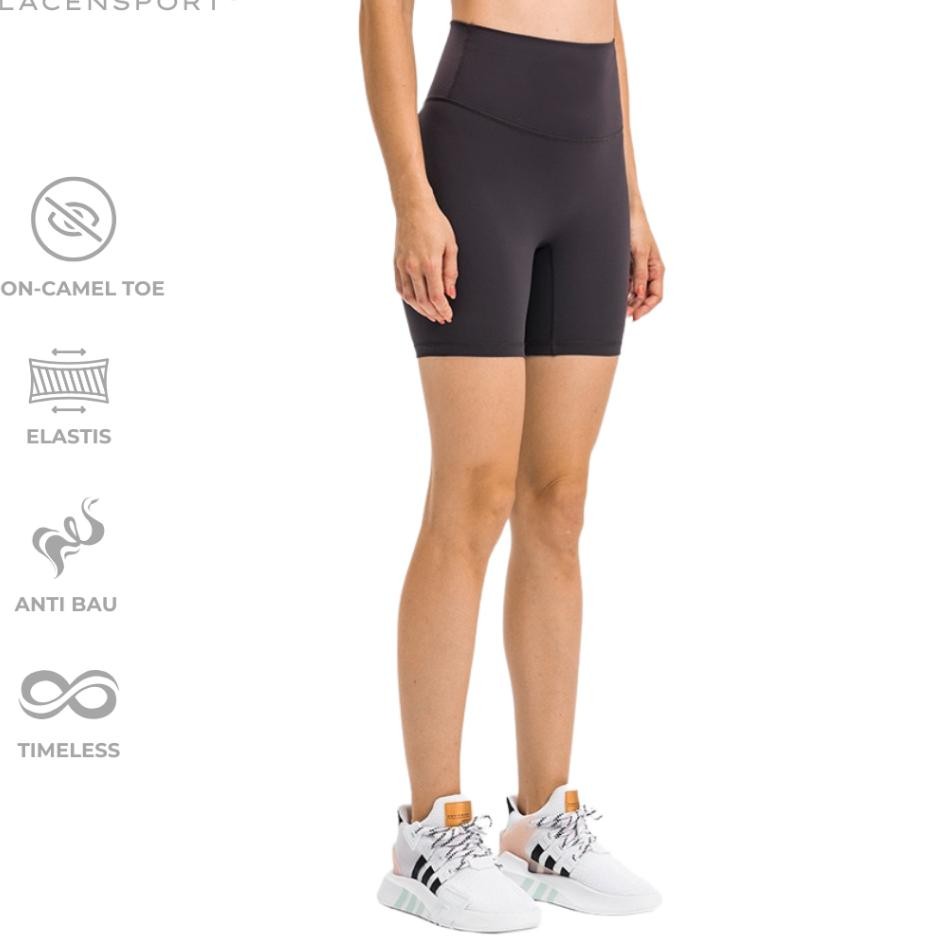 Lacensport Lennon Short Legging Celana Olahraga Wanita Pendek Gym Workout Bike