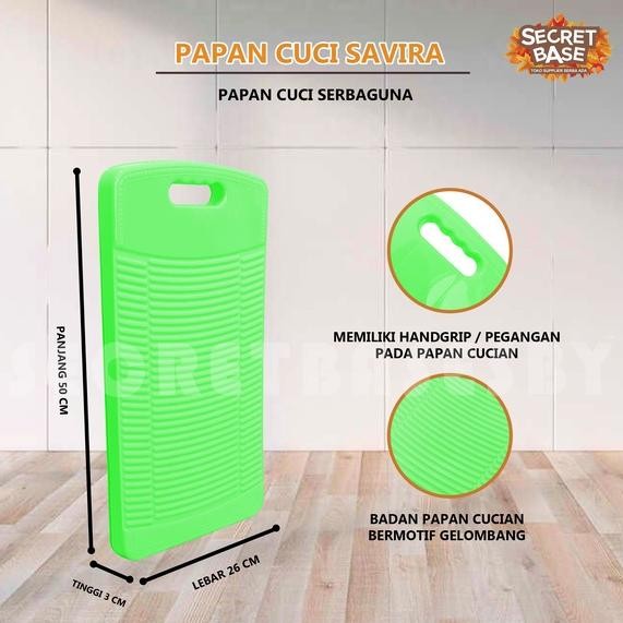 Papan Cucian Besar - Papan Gilas Cuci Baju Penggilasan Penggilesan Gosok Plastik New