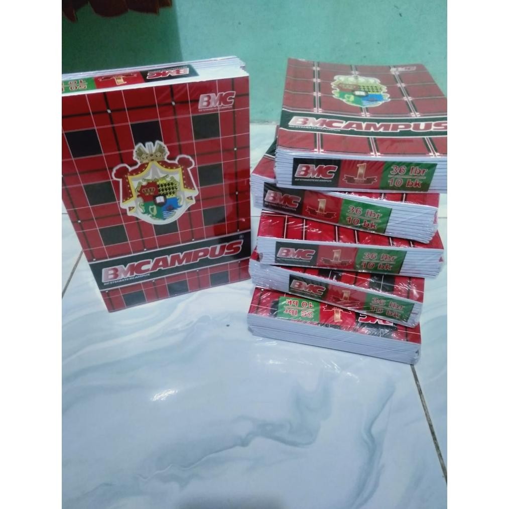 

Aq-54 1 Pack Buku Tulis Besar Favorite Campus 36 Lembar Isi 5 Pcs Buku Panjang Aq-54