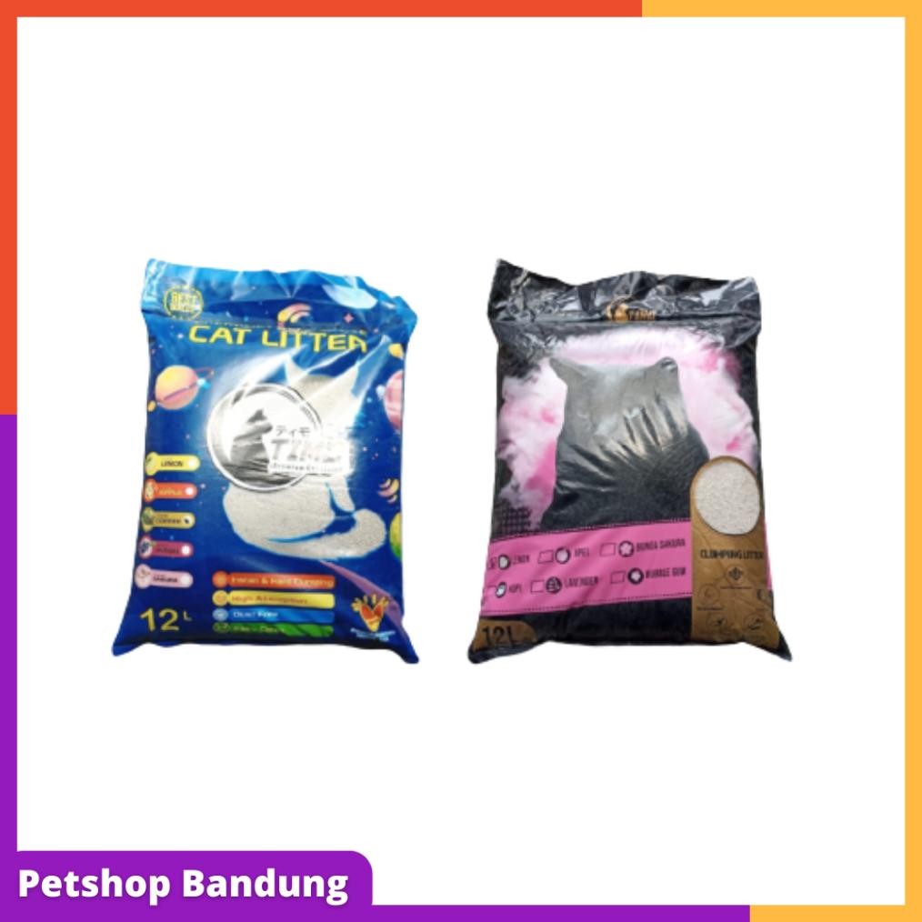 PETSHOP BANDUNG TIMO 12 Liter - Pasir Kucing Gumpal Wangi RB12