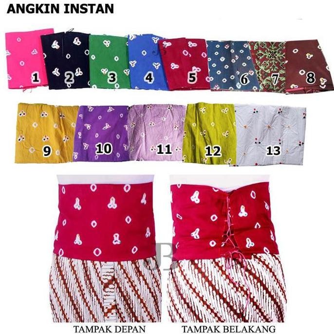 ANGKIN INSTAN JUMPUTAN JUMBO UNTUK PASANGAN KEBAYA