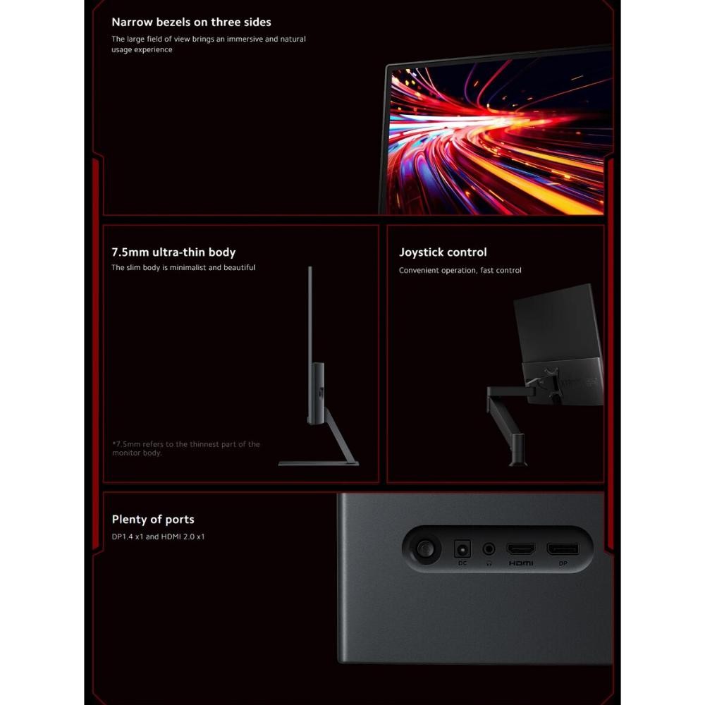 Gaming Monitor 24 Inch G24i LCD IPS 180 Hz GTG 1 mdtk 1080P Garansi