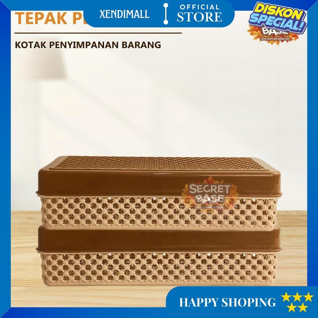 

Tepak Pensil Viral - Pencil Case / Kotak Penyimpanan Barang / Box Keranjang Serbaguna Plastik Promo Puncak