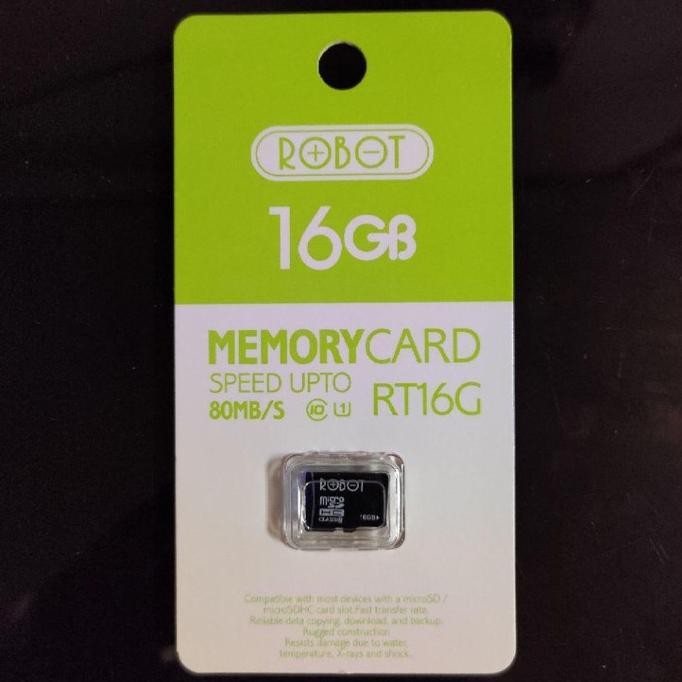 (Expert) Micro sd 16gb Robot RT 16G Memory Card mmc Class 10 Original