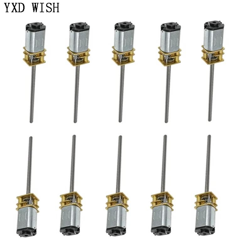10Pcs Ga12-N20 M4*55 Micro Metal Gear Motor Dc 3V 6V 12V Gear Wheel Gear Motor 50Rpm 100Rpm 200Rpm 5