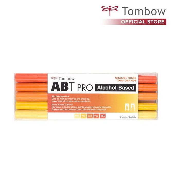 

Sale Tombow Dual Brush Pro Orange Blends, 5Pcs