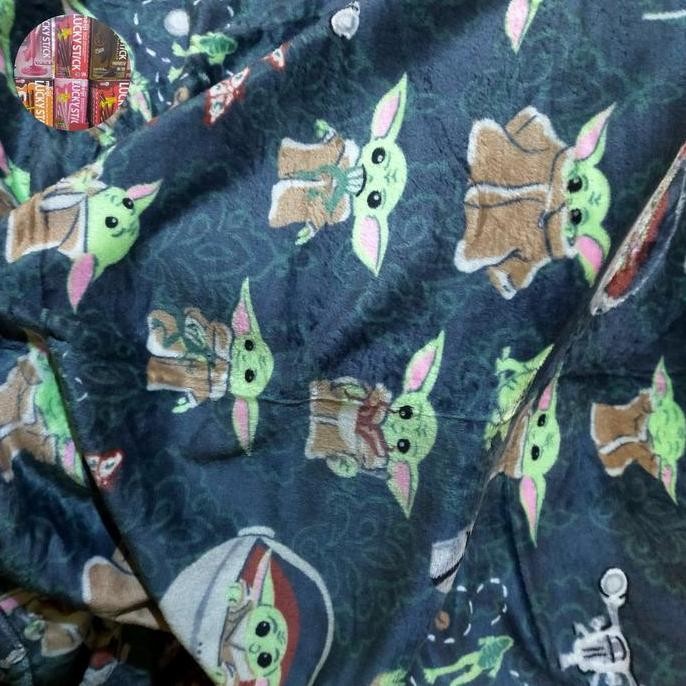 NEW selimut king rabbit star wars baby yoda alien ufo