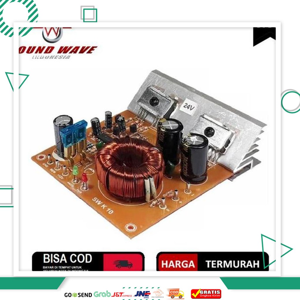 Kit Inverter 24V Dc To Dc Input Ct 12V