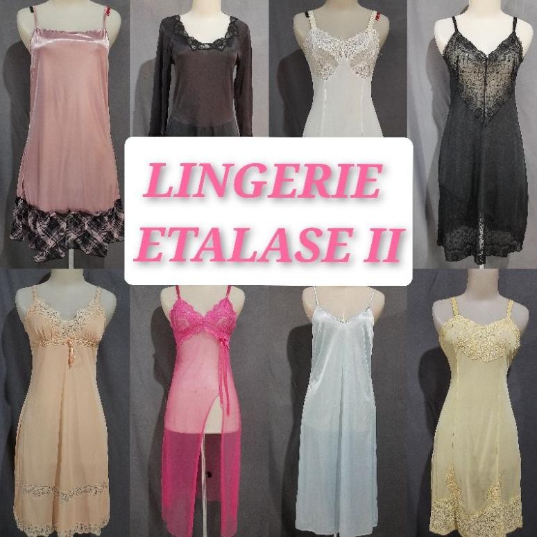 LINGERIE ETALASE II / BAJU TIDUR SATIN / LINGERIE RENDA HALUS /  LINGERIE / LINGERIE  MURAH/ LINGERI