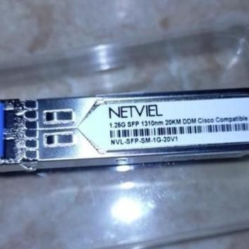 Netviel Nvl-Mc-Sfp1Gb 1Gbps With Sfp Slot Sfp Nvl-Sfp-Sm-1G-20V1/2 New Stok
