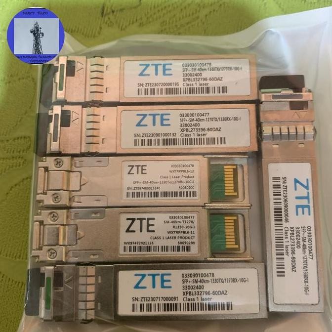 Sfp Bidi 10G 40Km Zte Sepasang New Stok