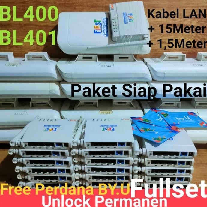 Modem Bold Titan Bl400 & Bl401 Unlock 4G Lte Fullset Indoor Outdoor New Stok