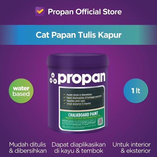 

Cat Papan Tulis Kapur Propan Chalkboard Paint 1 L