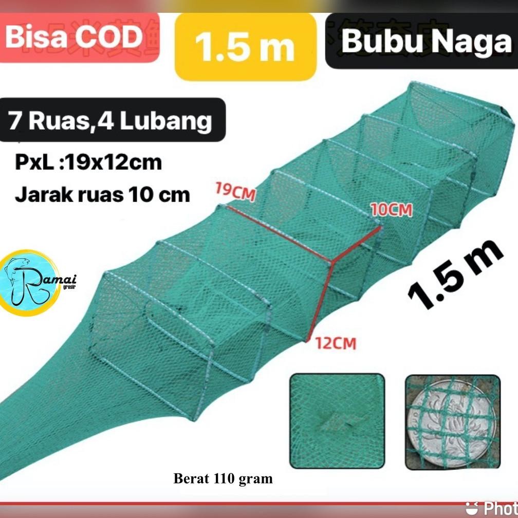 BUBU NAGA  1.5M DAN 2.5M  PERANGKAP IKAN UDANG LOBSTER BISA BAYAR DI TEMPAT