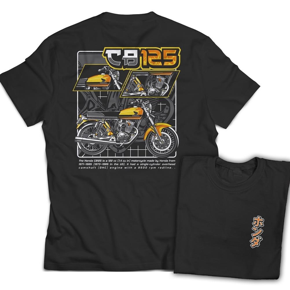 Promo Kaos Honda Cb 125 Kaos Cb125 Cb125