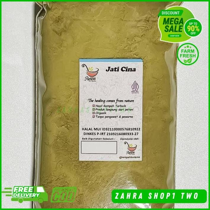 

DAUN JATI CINA BUBUK BERAT 250GR - REMPAH BU RISMA KUALITAS TERBAIK