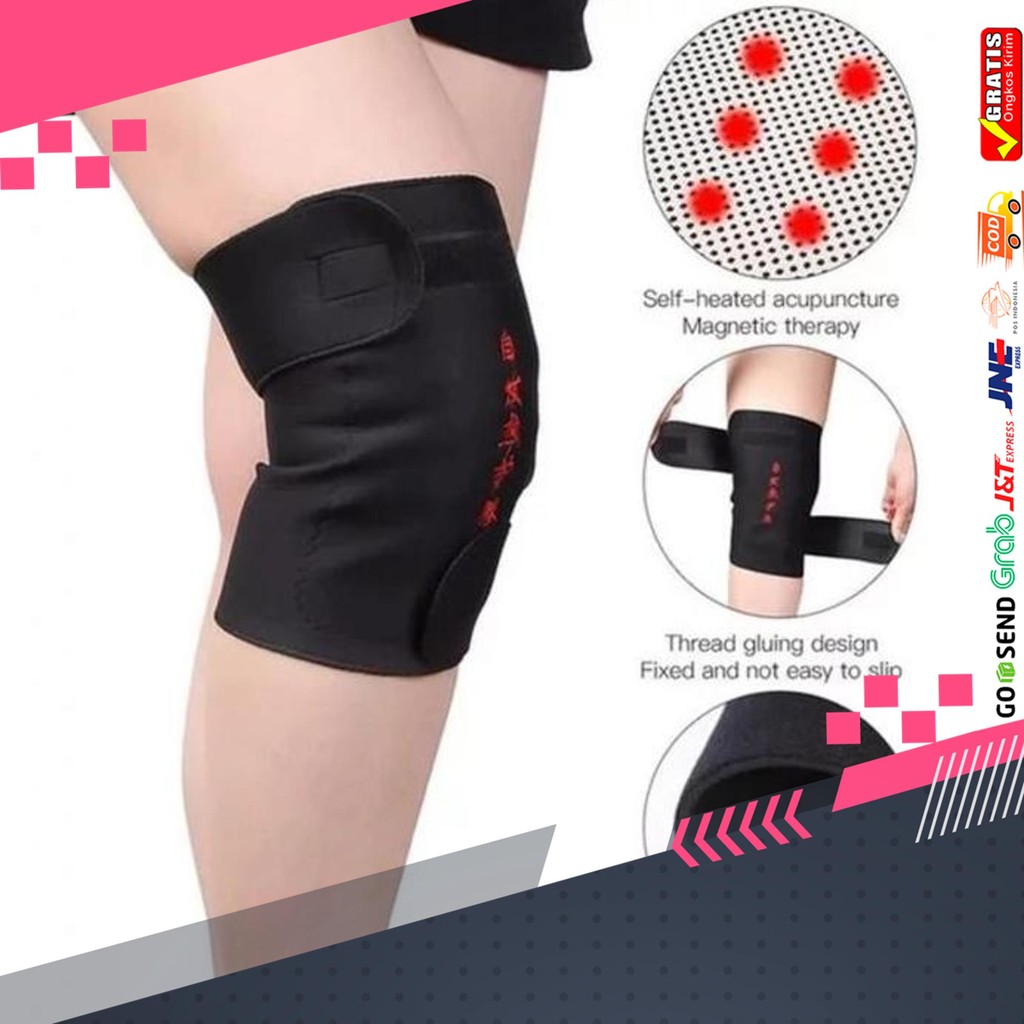 Baru Original Alat Terapi Lutut Deker Magnetik Penghilang Nyeri Lutut - Pelindung Lutut