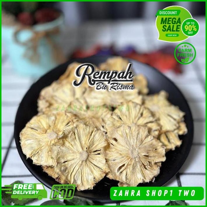 

BUAH NANAS IRIS KERING / DRIED DEHYDRATED PINEAPPLE PREMIUM PRODUK PILIHAN