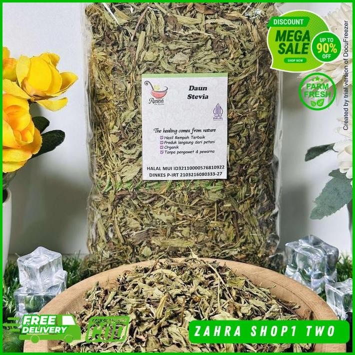

DAUN STEVIA KERING MURNI KHUSUS DAUN TANPA BATANG 50 GRAM PRODUK TERBAIK