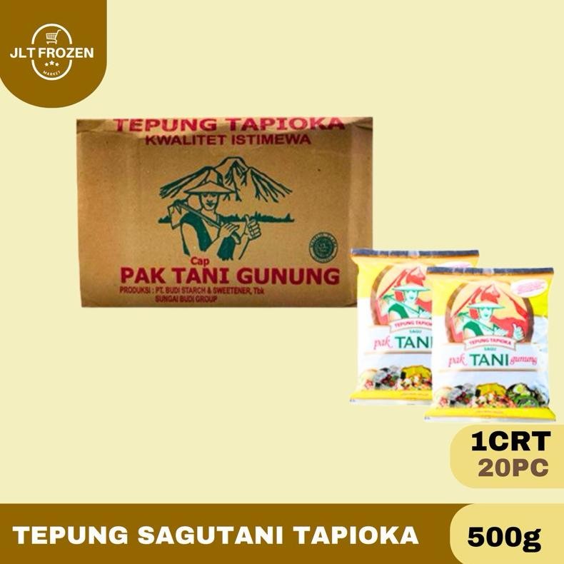 

Tepung Sagutani Tapioka / Tepung Tapioka Cap Pak Tani DUS 500g Isi 20PC SV13