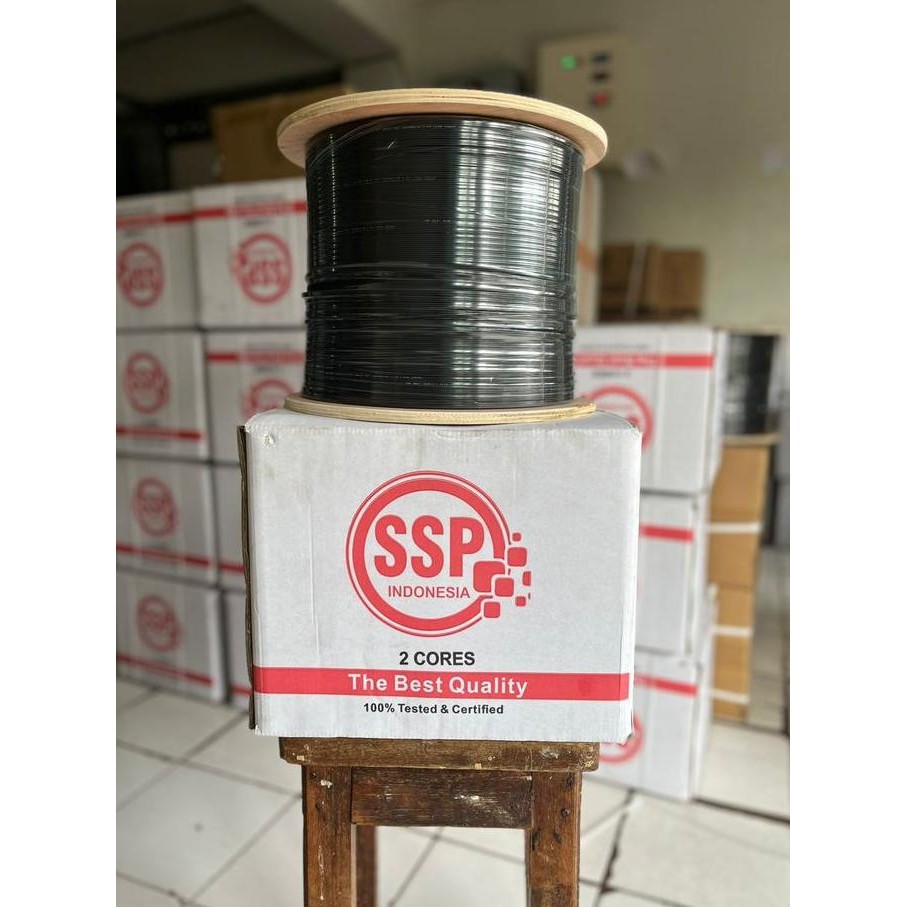 Kabel Fiber Optik 2Core 1Km 3Seling New Stok
