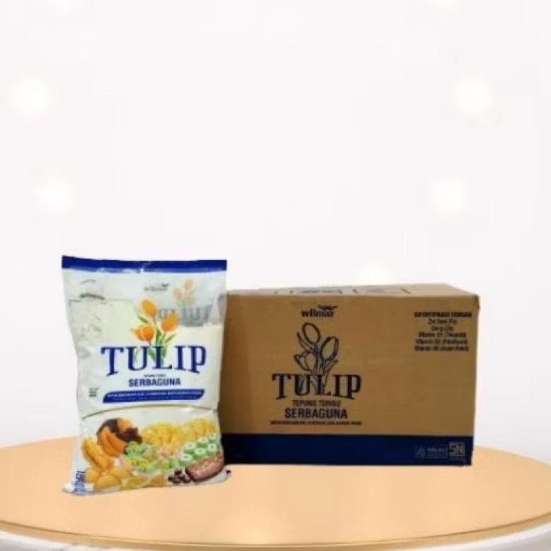 

tepung terigu tulip 1 dus/karton (10pcs) SV13