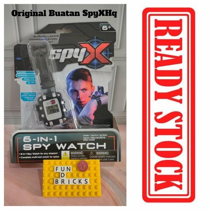 SPY X 6 IN 1 SPY WATCH MAINAN JAM TANGAN