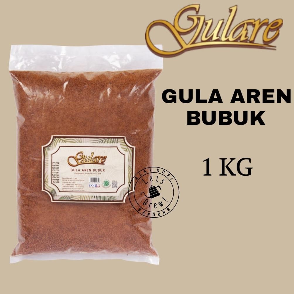 

Gulare Gula Aren Bubuk 1kg / Gulare Gula Aren Murni 100% 1 Kg SV