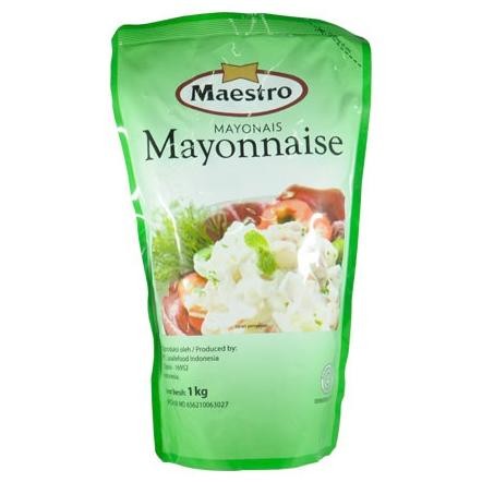 

Maestro Mayonaise Pouch 1Kg Creamy Halal