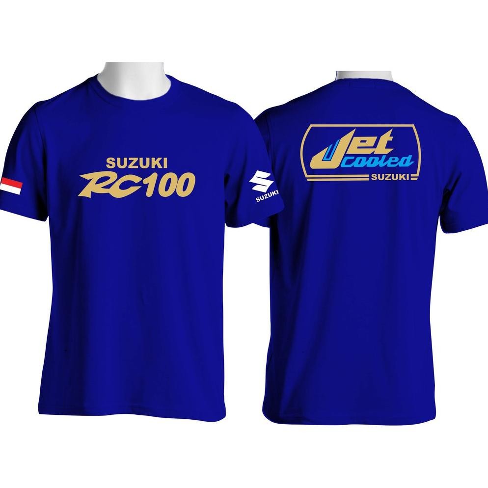 Promo Kaos Rc 100 Jet Cooled Baju Motor Suzuki Rc 100 Menolak Punah Atasan Pria Otomotif Catton Comb