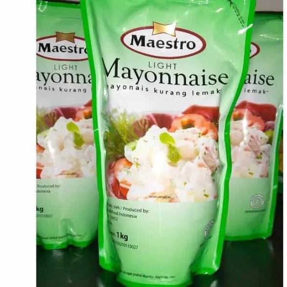 

Maestro Mayonaise 1 Kg Mayonais Lht Kurang Lemak