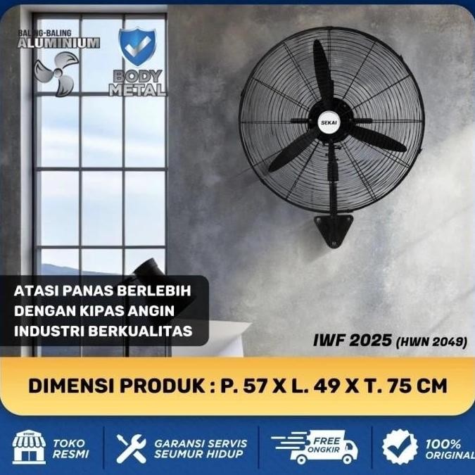 Terlaris Sekai Kipas Angin Dinding Tornado / Kipas Angin Industri Alumunium 20 Inch / Industrial Fan