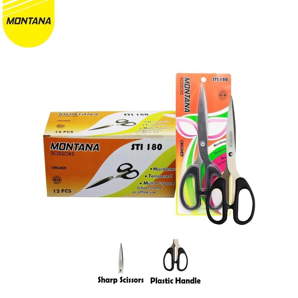 

Montana Scissors Gunting Stainless Steel 20.5 Cm Multipuose Anti Karat Sti180Lusin