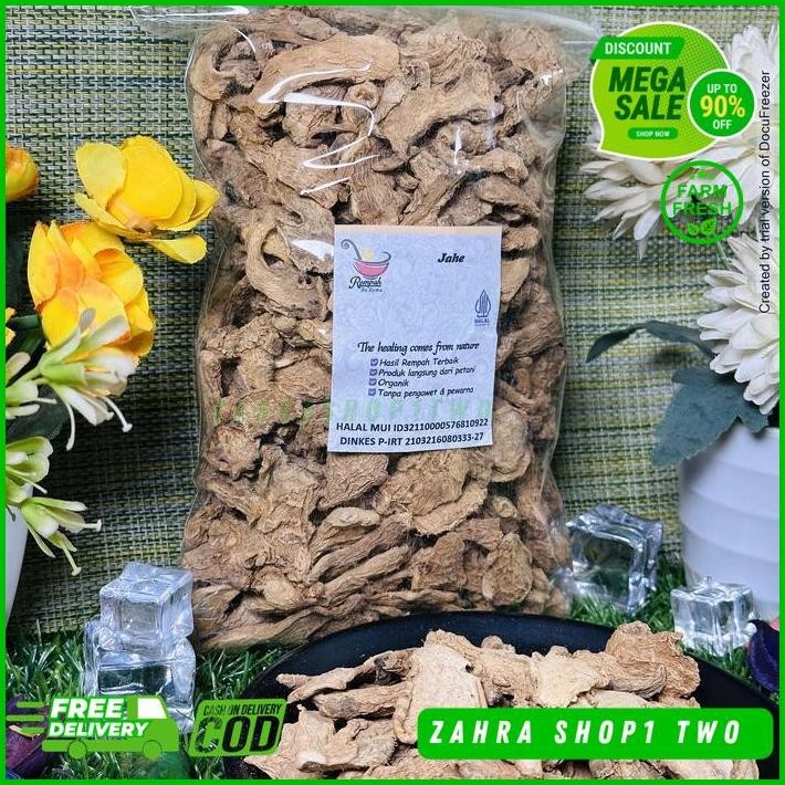 

JAHE KERING EMPRIT KUALITAS PREMIUM / JAHE IRIS 500 GRAM PRODUK PILIHAN