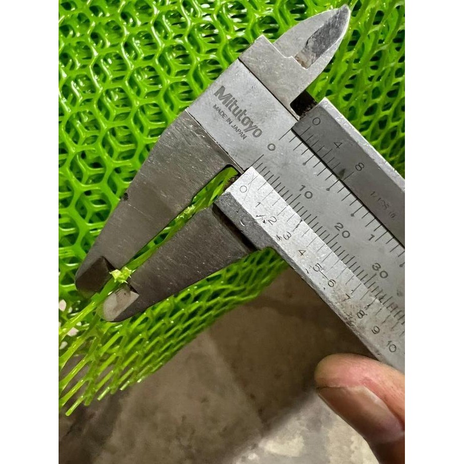 Terlaris Mesh Kawat Plastik Jaring Slat 2X50 Meter Alas Dapur Kandang Ternak Ayam Ready Stok