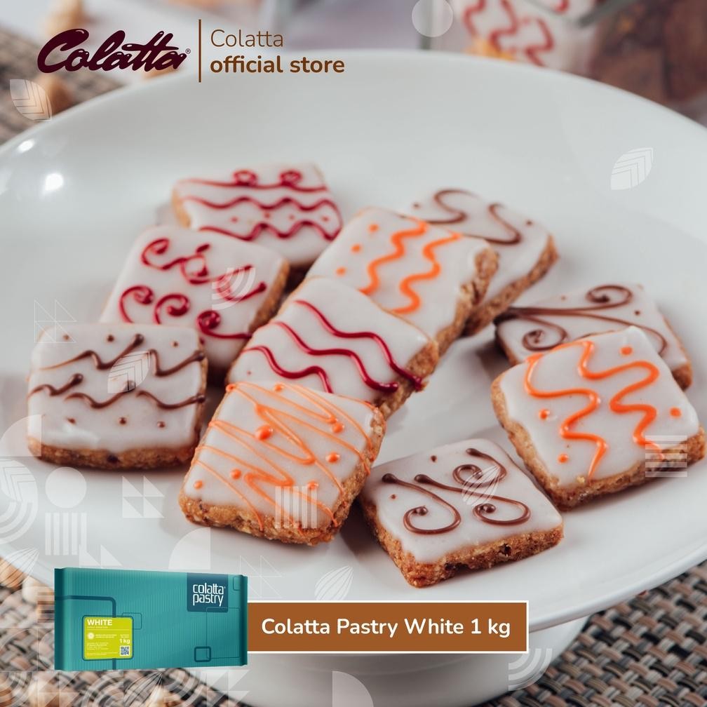 

Terlaris Colatta Pastry Chocolate White - Coklat Putih Batang 1Kg Se-7