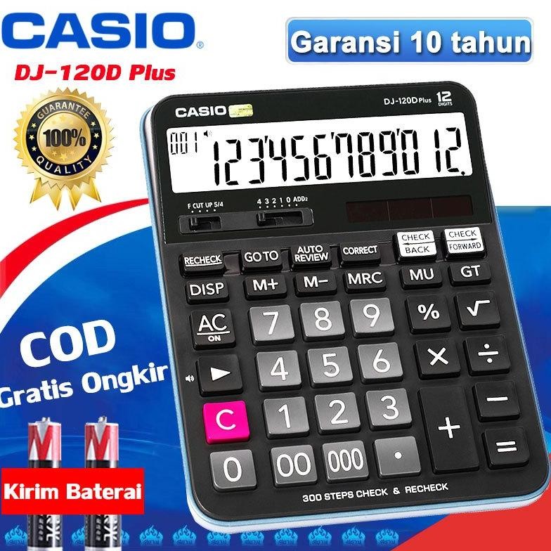 

CASIO Desktop Calculator /Kalkulator kerja Casio ilmiah MJ-120D PLUS/DJ-120D PLUS Kalkulator Casio Scientific Calculator Kalkulator Meja Check Correct 100% asli