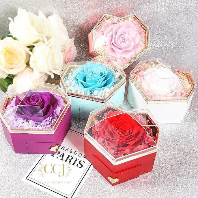 Love Promise Box - Hidden Jewelry / Box Cincin Nikah Lamaran / Tempat Cincin Nikah Lamaran / Kotak C