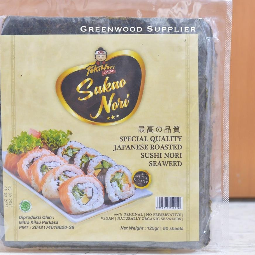 

Bisa Cod [Murah] Tokinori Sakao Sushi Nori - 50 Lembar H-4