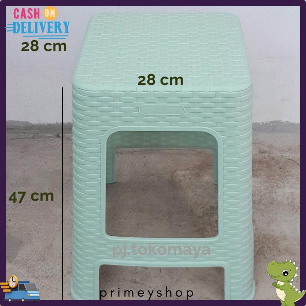 Kursi Plastik Motif Rotan Motif Anyam/ Kursi Baso Segi Rotan Plastik Kursi Taman Kursi Bakso Plastik