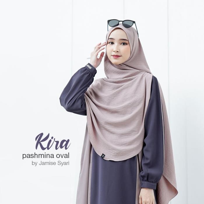 Pashmina Crinkle Airflow Oval Curve Malaysia /jilbab Pashmina Oval/kerudung Curve Crinkle SV9