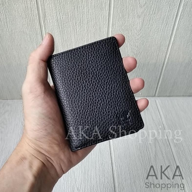 Original [Dk Dku] Dompet Kartu Dompet Mini Cardholder Atm Kulit Asli Ia-76